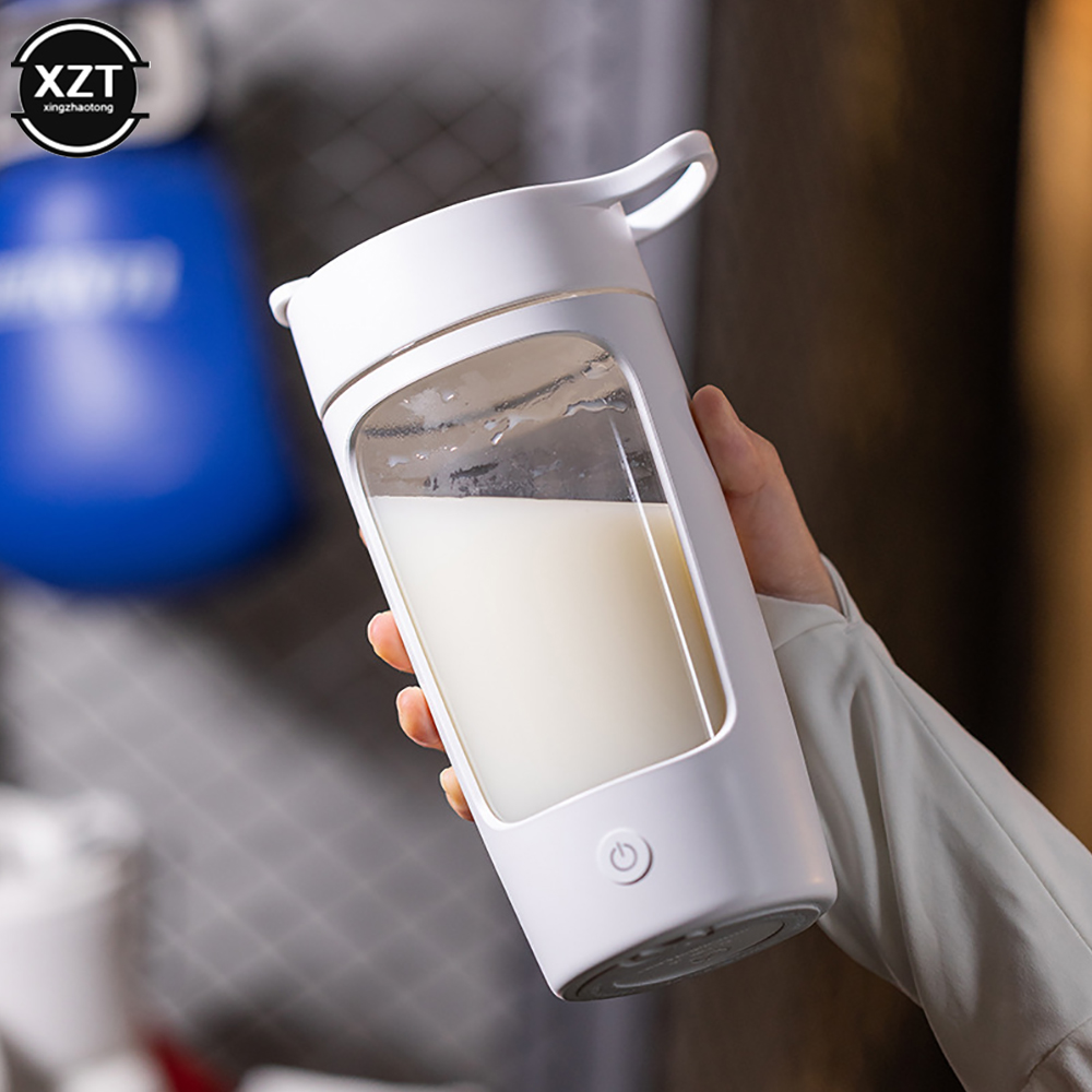 Protein Bar - 電気プロテインシェーカー,650ml,USB,充電式,プロテインシェーカー,スポーツ,フィットネス,アウトドア,旅行用の詰め替えボトル
