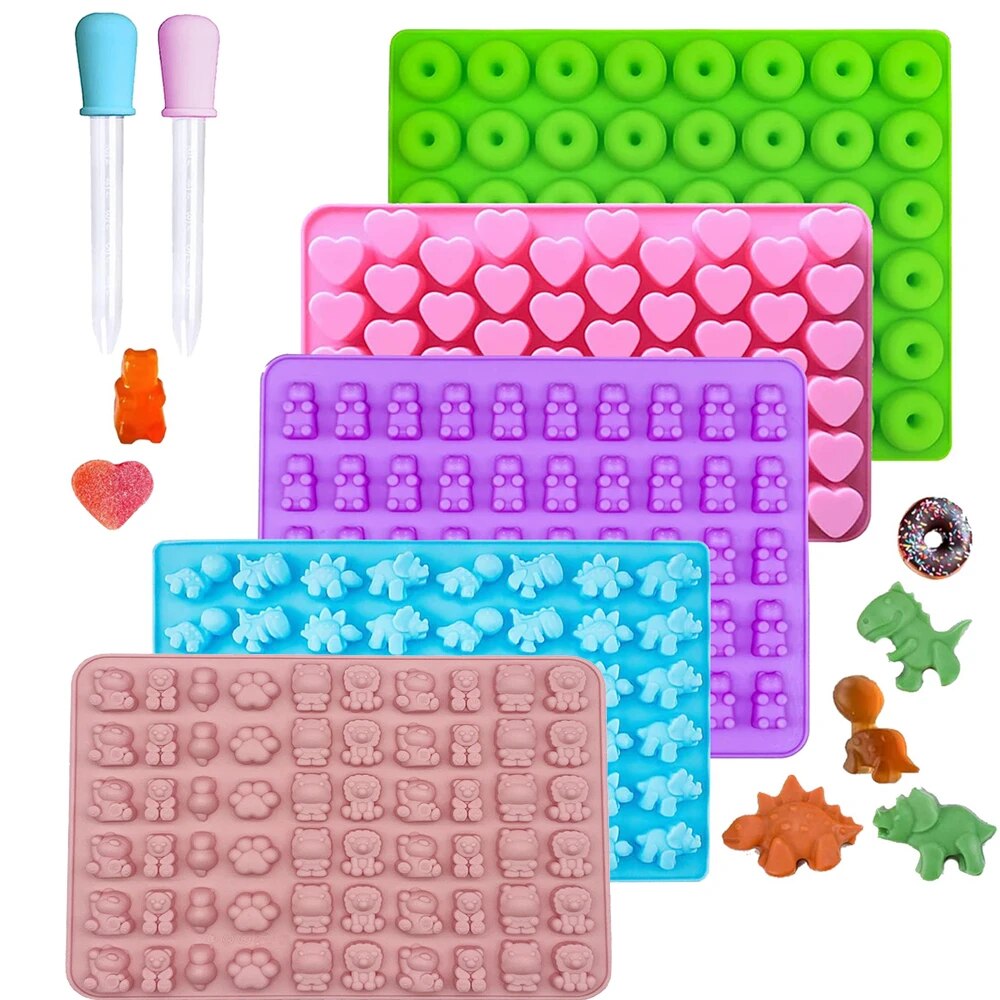 グミベア型シリコンミニチョコレートキャンディ型子供用スポイト - Gummy Candy のレビューと価格