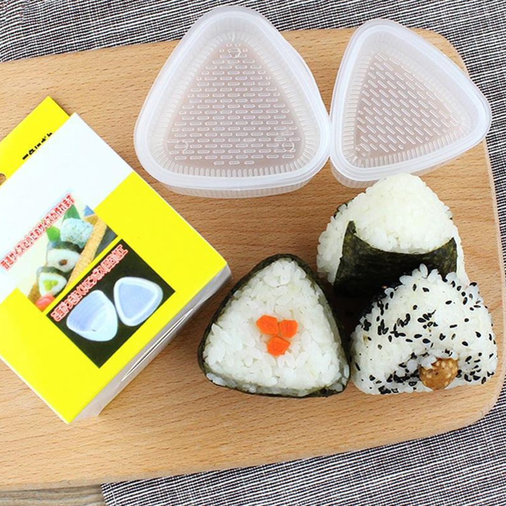2個入り 三角形のおにぎり型セット。食品グレードのプラスチッ - Seaweed Snack のレビューと価格